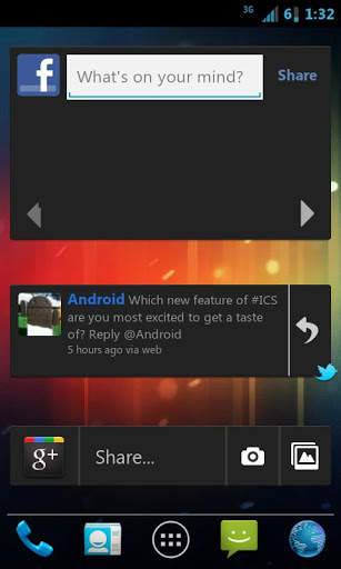 Ice Cream Sandwich CM7 Theme screenshot 4