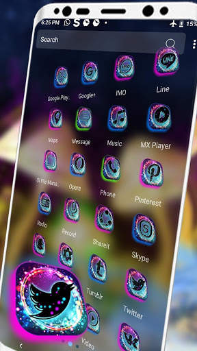 Glowing Mushroom Theme Launcher screenshot 3