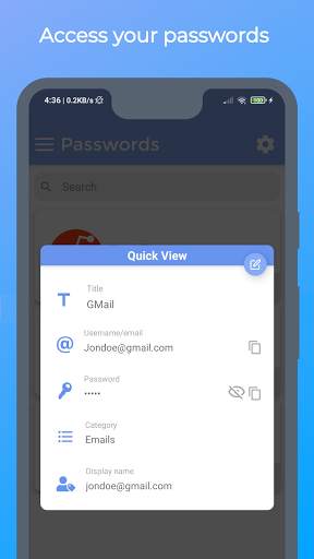 Fingerprint Password Manager screenshot 3