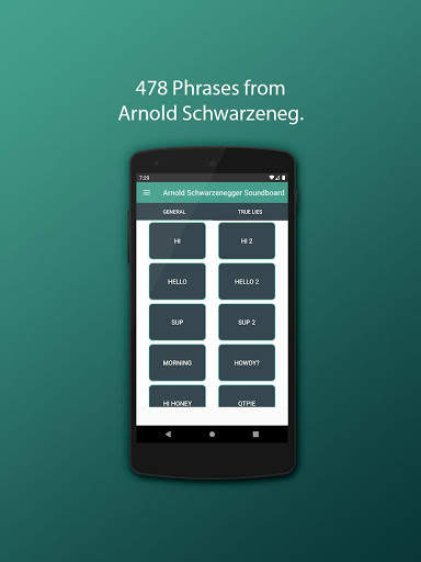 Arnold Schwarzenegger Soundboard screenshot 1
