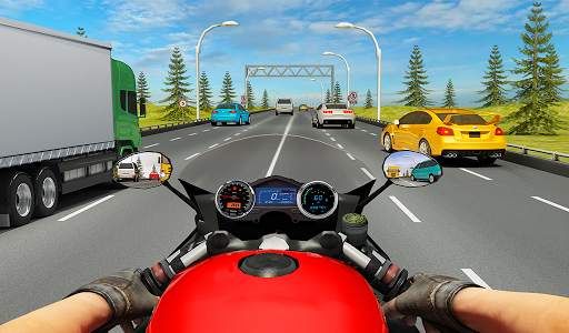 Tricky Moto Racing Traffic Highway Driving screenshot 7