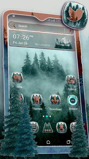 Foggy Forest Theme Launcher screenshot 1