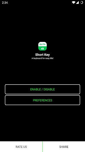 Short Key -  Design Keyboard स्क्रीनशॉट 1