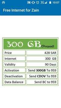 Free Internet for Zain screenshot 7