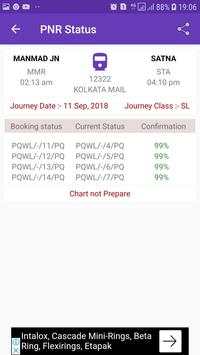 TrainTKT-W/L Ticket & PNR Prediction,Station Board screenshot 6