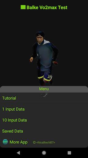 Balke Vo2max Test screenshot 1