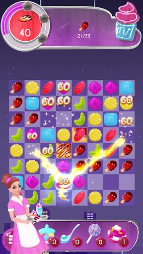Tasty Candy Cafe: Match 3 Game screenshot 3