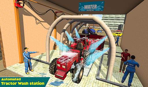 Tractor Wash Service -Tractor Parking Simulator 19 screenshot 9
