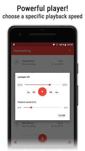 MP3 Recorder (RecAnything) screenshot 5