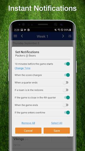 Football NFL Live Scores, Stats, & Schedules 2021 screenshot 4
