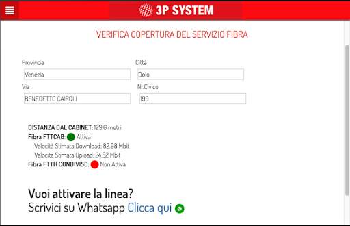 3P SYSTEM INTERNET FIBRA E WIFI screenshot 7