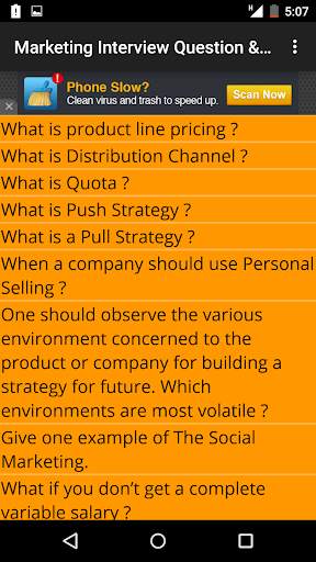 Marketing Interview Questions screenshot 4