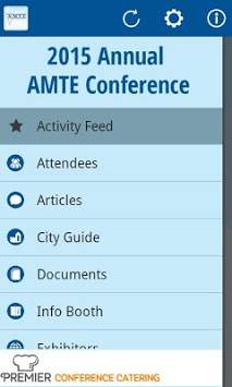 AMTE 2015 Conference App screenshot 2