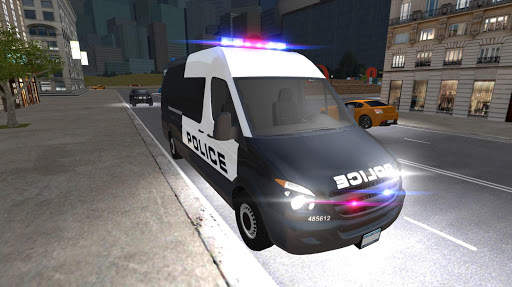 American Police Van Driving: Offline Games No Wifi screenshot 3