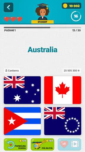 Flagi 2: Geografia Quiz screenshot 3