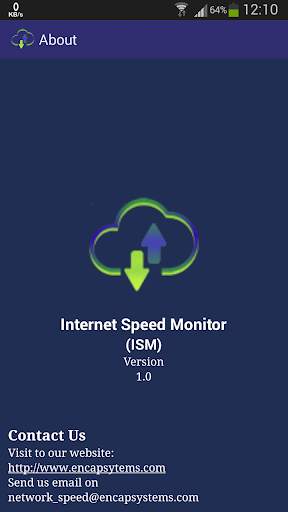 Internet Speed Monitor (ISM) screenshot 1