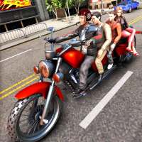Long Bike Taxi Transport: Driving Simulator Game logo