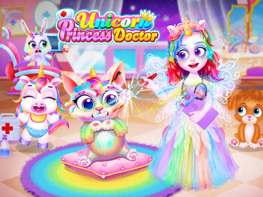 Unicorn Princess Doctor - Save Jungle Pet Animals screenshot 5
