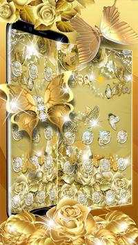 Golden Butterfly  Luxury Launcher screenshot 2