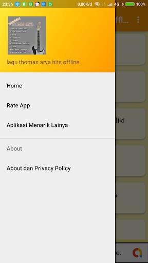 Lagu Thomas Arya Paling Hits Offline screenshot 2