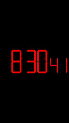 Digital Clock Seconds screenshot 2