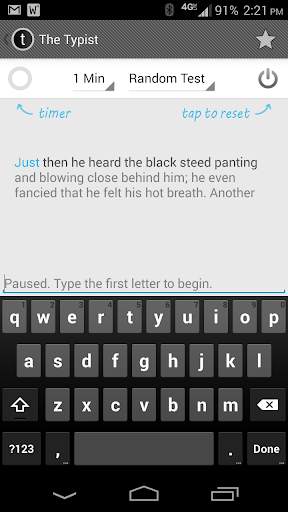 Typist: A Quick Typing Test screenshot 7