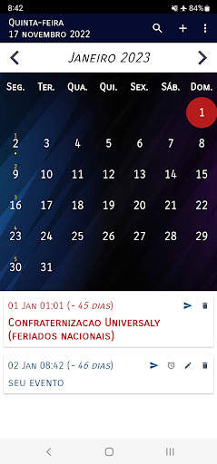 Calendário Brasileiro 2023 screenshot 2