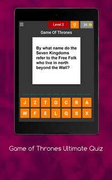 Quiz for Game of Thrones Bonus screenshot 13