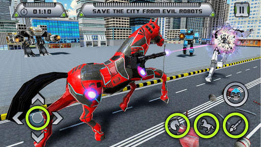 Real Horse Robot Car Transform screenshot 1