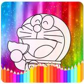How To color doraemon games icon