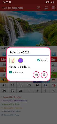 Tunisia Calendar 2024 2 تصوير الشاشة