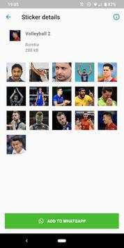 Volleyball stickers for WhatsApp screenshot 3