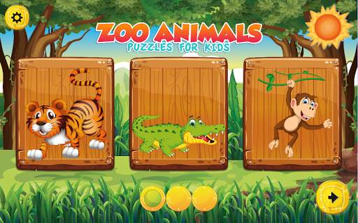 Puzzles for kids Zoo Animals screenshot 1