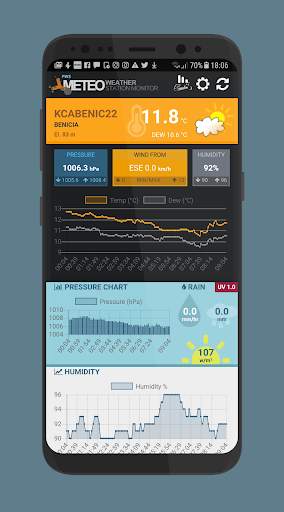 Personal Weather Station (PWS) screenshot 1
