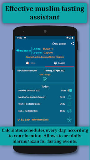 Kaaba compass - Muslim fasting Ramadan 2022 screenshot 2