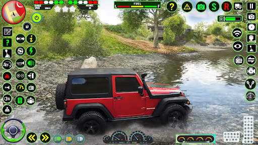 Offroad Jeep Driving Sim 3D screenshot 4