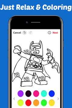 Learn Coloring for Lego Bat Man Heroes by Fans screenshot 1