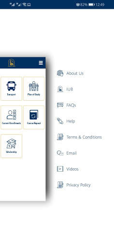 My IUB screenshot 4