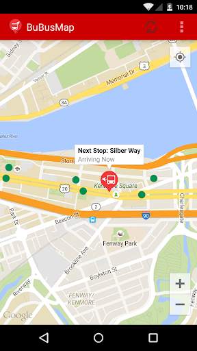 BU Bus Tracker screenshot 2