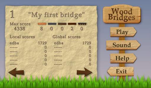 Wood Bridges Free 4 تصوير الشاشة