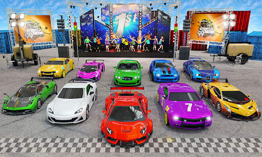 Mega Ramp Car Stunt Race Game screenshot 1