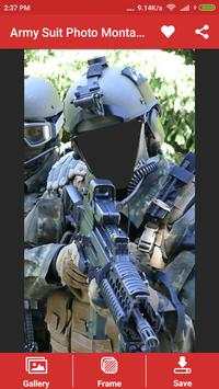 Army Suit Photo Montage screenshot 1