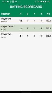 Cricket Scorer screenshot 5