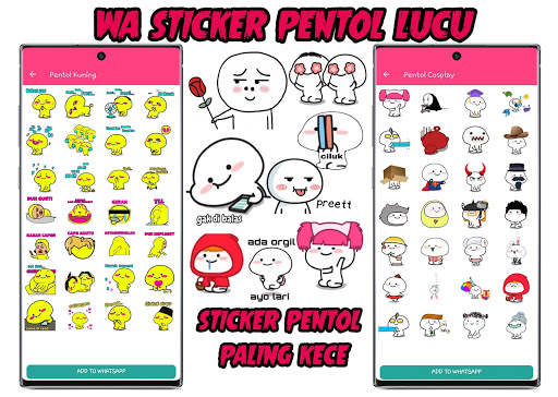 Kumpulan Stiker Pentol Lucu WA screenshot 4
