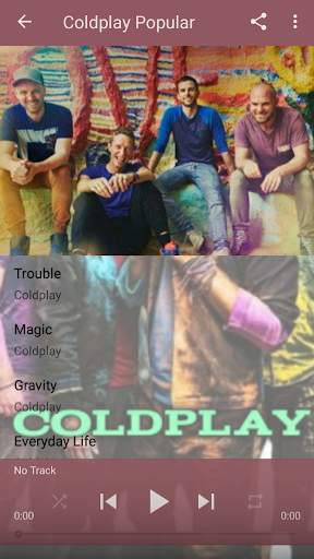 Coldplay (All Song) - The Scientist,  Paradise 5 تصوير الشاشة
