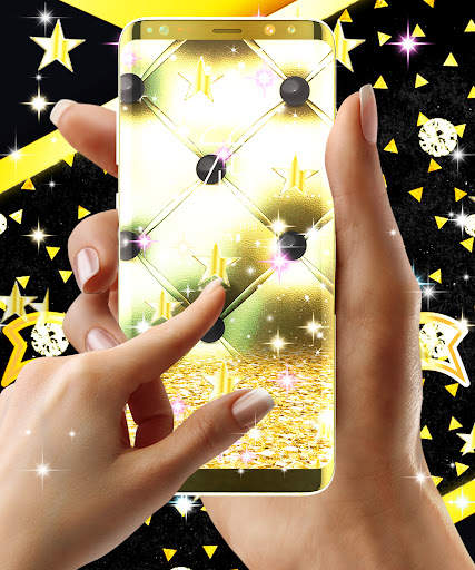 Black gold live wallpaper screenshot 3