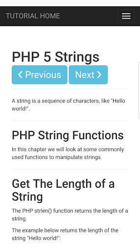 PHP Tutorials Offline screenshot 6