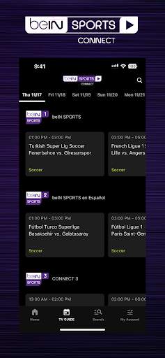 beIN SPORTS CONNECT screenshot 3