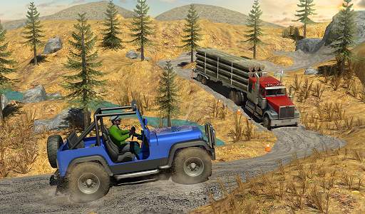 Offroad Jeep Prado Driving - Car Stunt screenshot 8