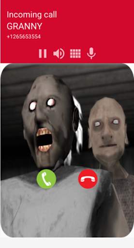Creepy Granny's callprank and wallpapers screenshot 2